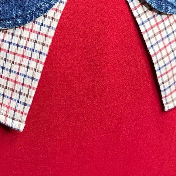 Ralph Lauren Red Wool Knee Length Pencil Skirt - Picture 6 of 16